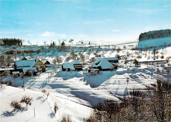 Freiamt Emmendingen BW Winterpanorama mit Schillingerbergblick