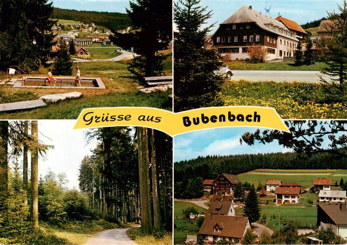 Bubenbach Eisenbach Wassertreten Gasthof Waldpartie Panorama
