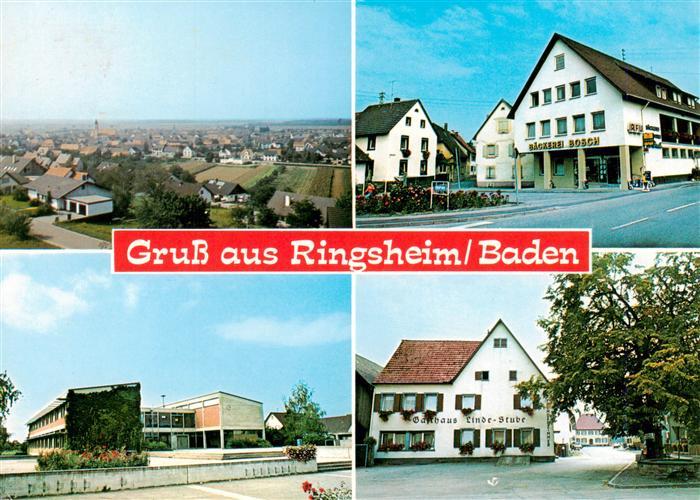 Ringsheim Panorama Schule Baeckerei Bosch Gasthaus Linde Stube