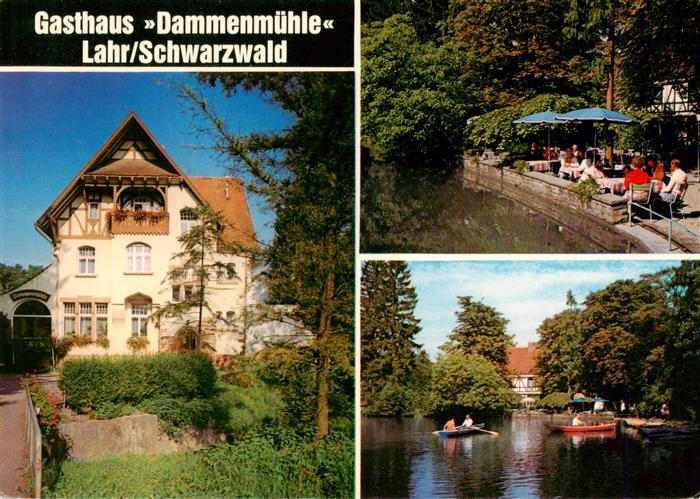 Lahr Baden Gasthaus Dammenmuehle Terrasse Gondelteich