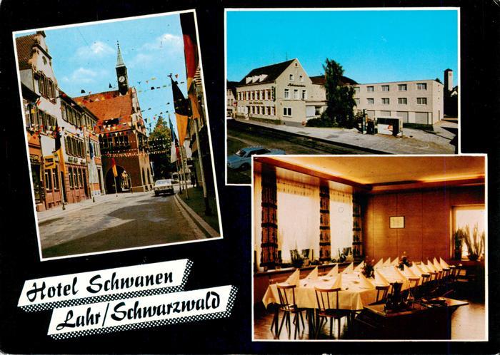 Lahr Baden Hotel Schwanen Gastraum Ortspartie