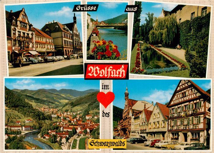 Wolfach Schwarzwald Ortspartien Kinzig Kuranlagen