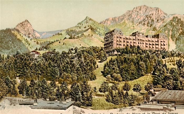 Rochers de Naye VD Chateau et la Dent de Laman