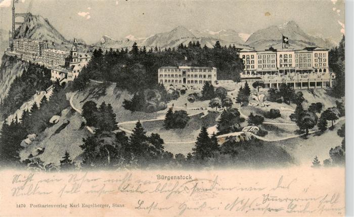 Buergenstock Vierwaldstaettersee NW Panorama Berghotels