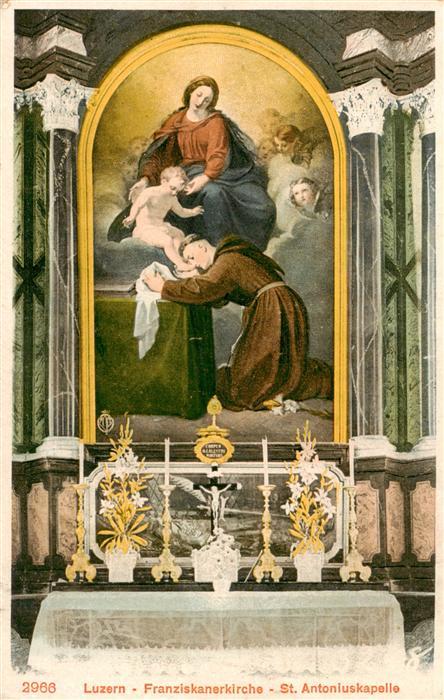 Luzern LU Franziskanerkirche St. Antoniuskapelle