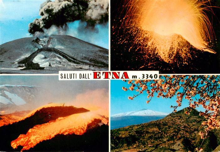 Etna  Catania Sicilia Vulcano IT Vulkan aetna Landschaftspanorama