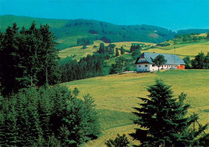 Horben Breisgau Schwarzwald Landschaftspanorama mit Gasthof Buckhof am Schauinsl