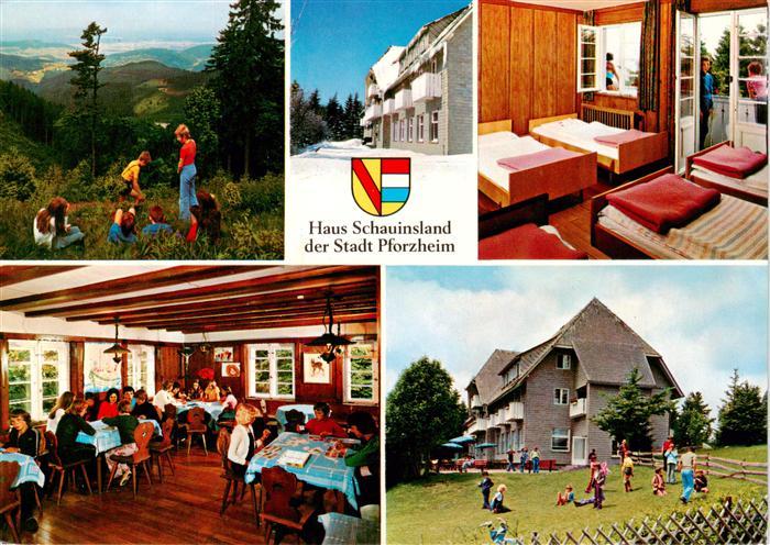 Oberried  Breisgau Schwarzwald Haus Schauinsland der Stadt Pforzheim Speisesaal