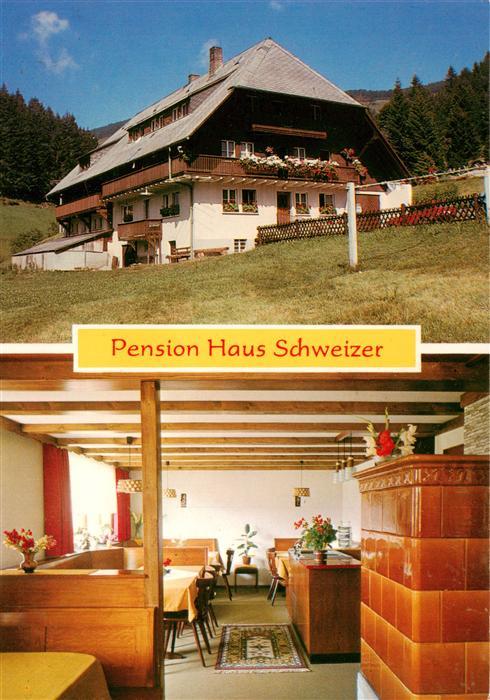 Hofsgrund Oberried Schauinsland Pension Haus Schweizer Gastraum