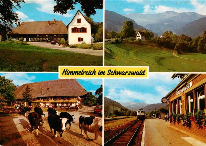 Himmelreich Hoellsteig Schwarzwald Gasthaus Himmelreich Blick zum Hinterwaldkopf