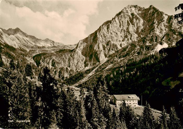 Reichenbach Oberstdorf Alpengasthaus Gaisalpe Panorama Allgaeuer Alpen