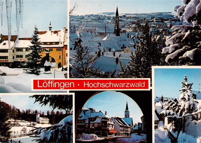 Loeffingen Winteridylle Teilansichten