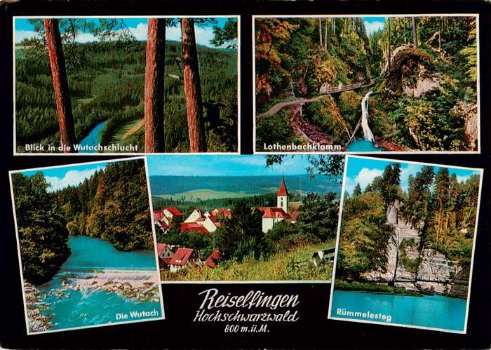 Reiselfingen Wutachschlucht Lothenbachklamm Die Wutach Kirche Ruemmelesteg