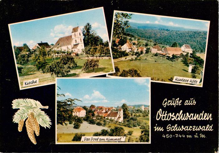 Ottoschwanden Freiamt Kirche Hintere Hoefe Dorfpartie