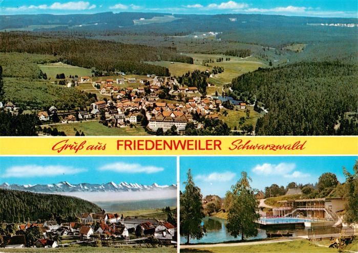 Friedenweiler Fliegeraufnahme Panorama Freibad
