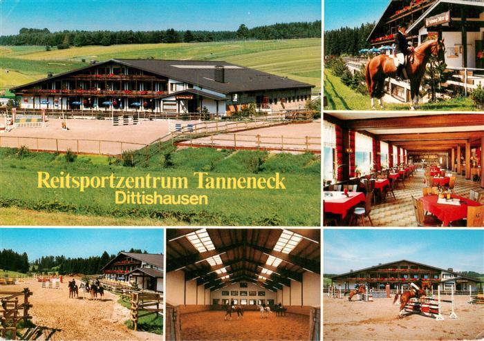 Dittishausen Loeffingen Reitsportzentrum Tanneneck Reithalle Restaurant Springre