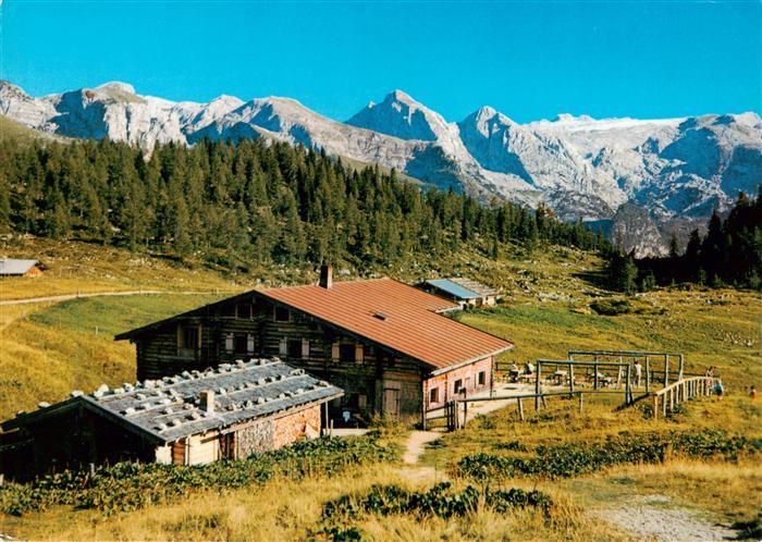 Gotzenalm 1740m Berchtesgaden mit Teufelhoerner und uebergossener Alm