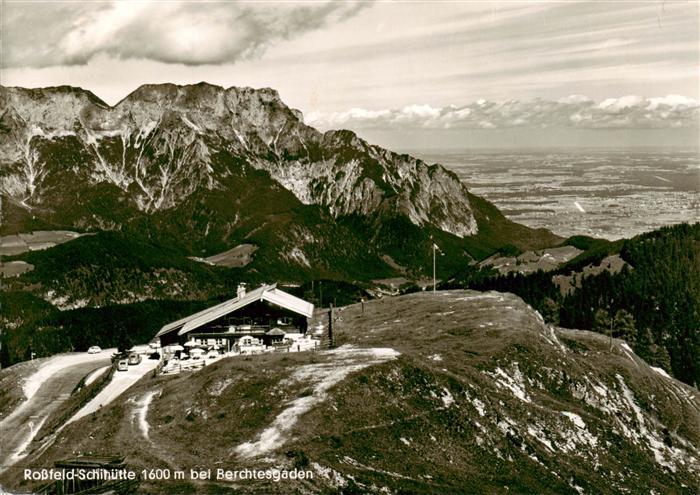 BERCHTESGADEN Bayern Rossfeld-Schihuette Berghuette Berchtesgadener Alpen Blick