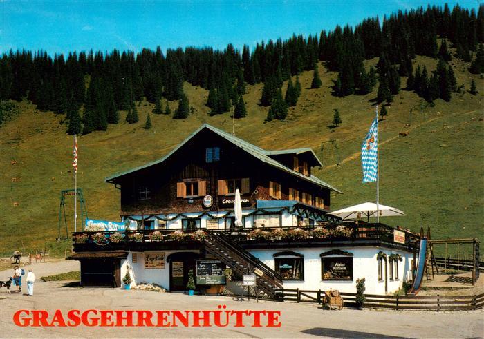 Balderschwang Grasgehrenhuette Berghuette Allgaeuer Alpen