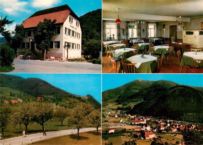Simonswald Simonswaeldertal Gasthaus Deutscher Hof Restaurant Panorama Schwarzwa