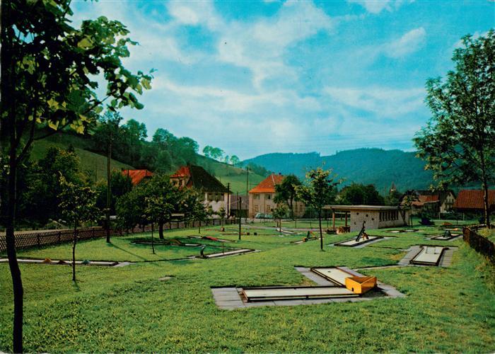 Oberprechtal Elzach Elztal BW Minigolfplatz Luftkurort im Schwarzwald
