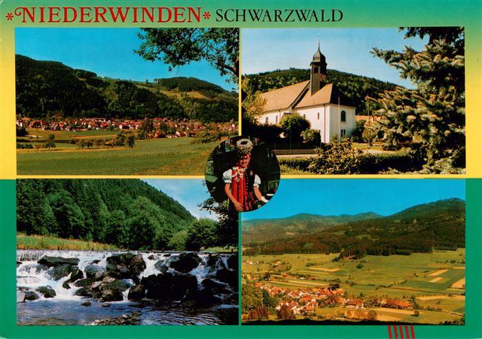 Niederwinden Elztal BW Panorama Kirche Elzpartie