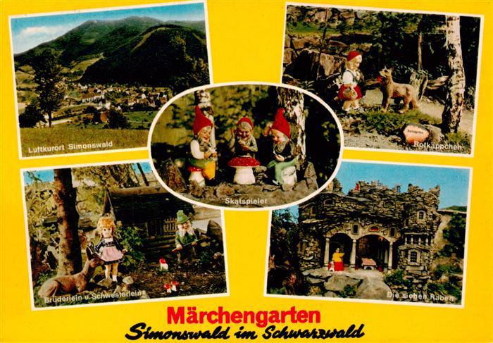 Simonswald Simonswaeldertal Panorama Cafe Pension Maerchengarten Skatspieler Rot