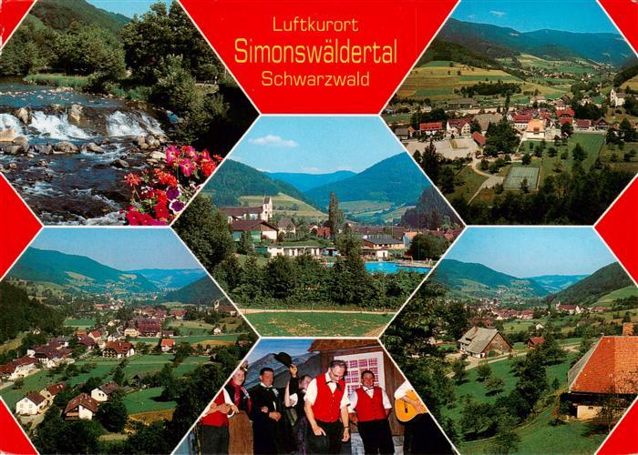 Simonswaeldertal Simonswald Panorama Schwimmbad Trachtengruppe