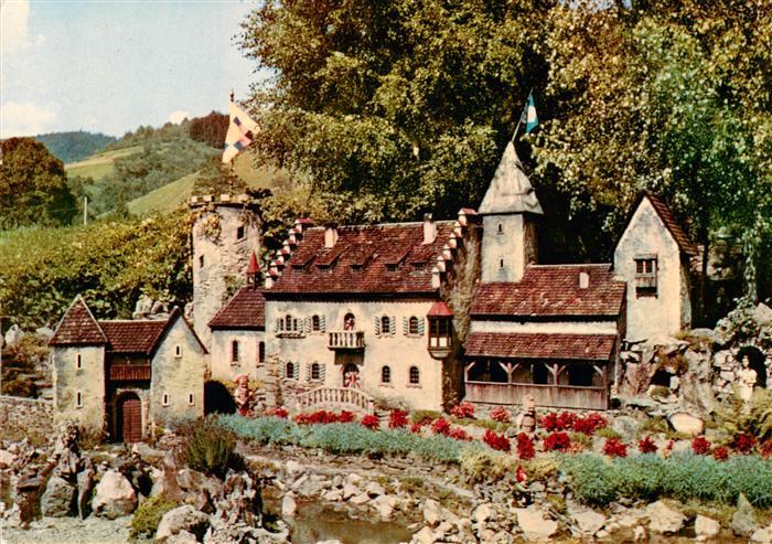 Altsimonswald Simonswald BW Cafe Pension Maerchengarten Maerchenschloss mit Schn