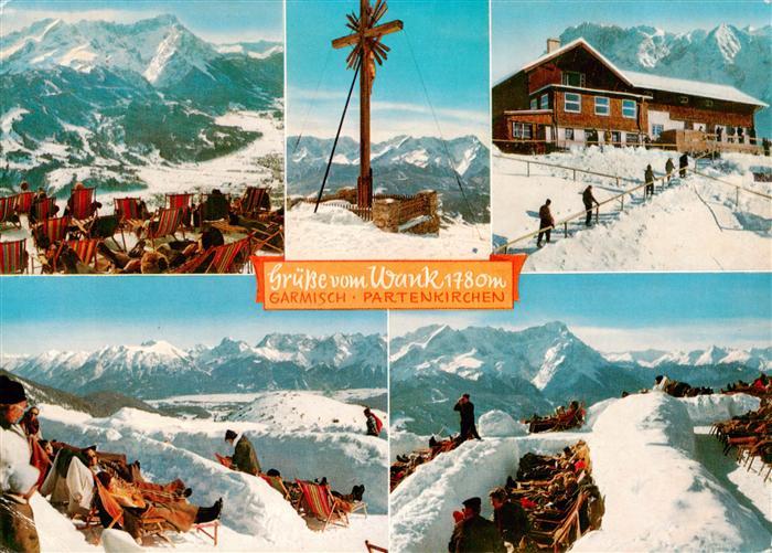 GARMISCH-PARTENKIRCHEN Bayern Blick vom Wank Teilansichten
