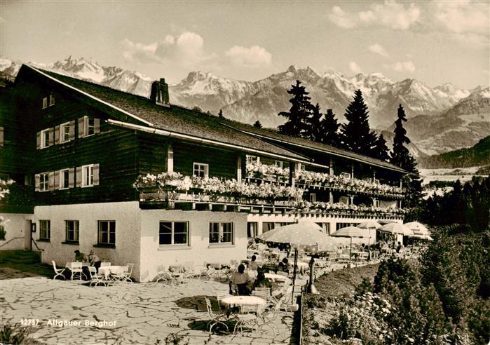 Sonthofen  Oberallgaeu Allgaeuer Berghof