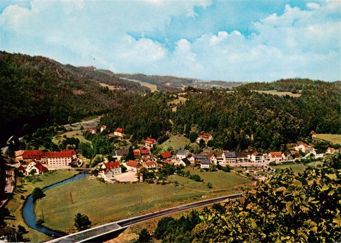 Behringersmuehle Goessweinstein Terrassencafe Pension Gruber Fliegeraufnahme