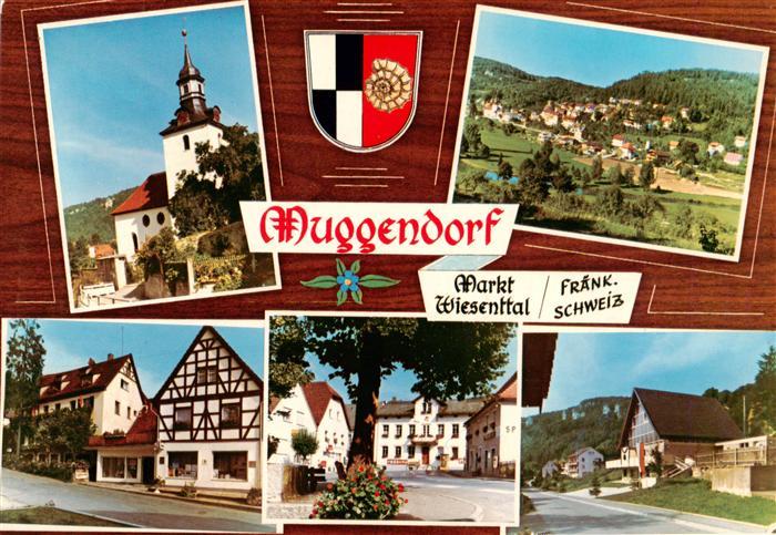 Muggendorf Fraenkische Schweiz Kirche Markt Wiesenttal Ortspartien