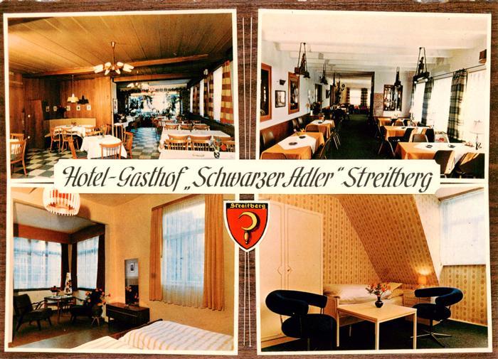 Streitberg Oberfranken Hotel Gasthof Schwarzer Adler Gastraeume Zimmer