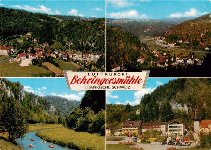 Behringersmuehle Goessweinstein Fliegeraufnahmen Flusspartie Park