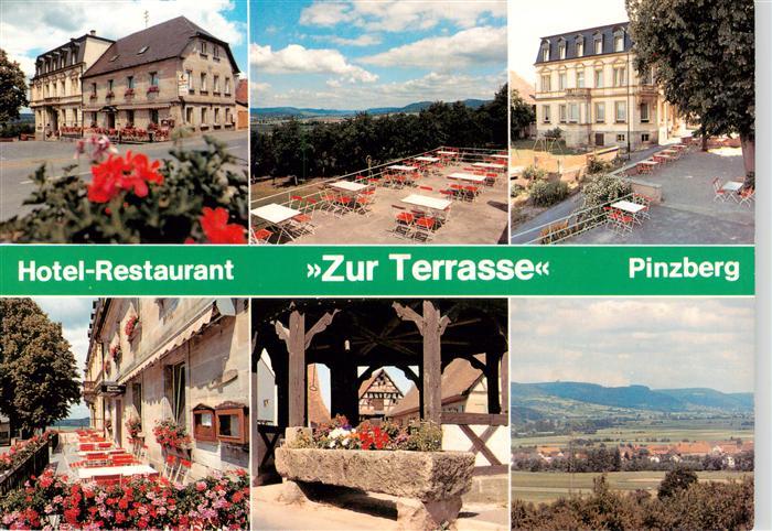 Pinzberg Hotel Restaurant Zur Terrasse Brunnentrog Panorama