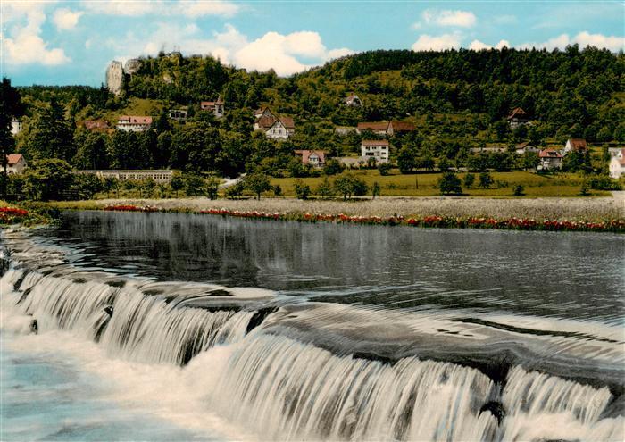 Streitberg Oberfranken Panorama mit Ruine Streitberg