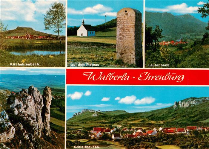Ehrenbuerg Walberla Kirchehrenbach Kapelle Plateau Leutenbach Felsen Schleifhaus