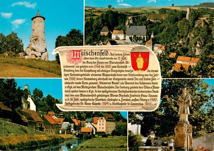 Waischenfeld Burgturm Fliegeraufnahme Panorama Denkmal