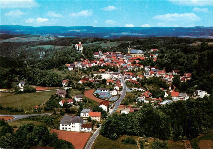 Goessweinstein Fliegeraufnahme mit Jugendherberge