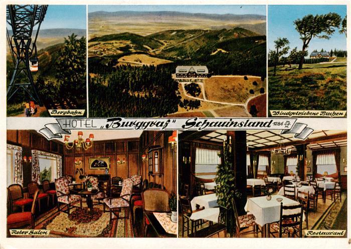 Schauinsland Oberried BW Bergbahn Fliegeraufnahme Windgetriebene Hotel Burggraf