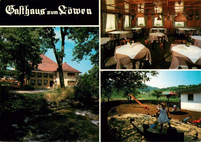 Oberried  Breisgau Schwarzwald Gasthof zum Loewen Gastraum Kinderspielplatz