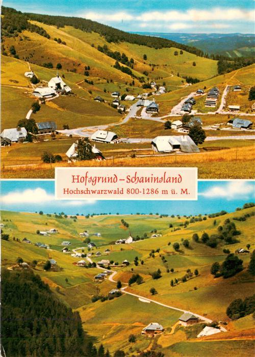 Hofsgrund Oberried Schauinsland Fliegeraufnahmen