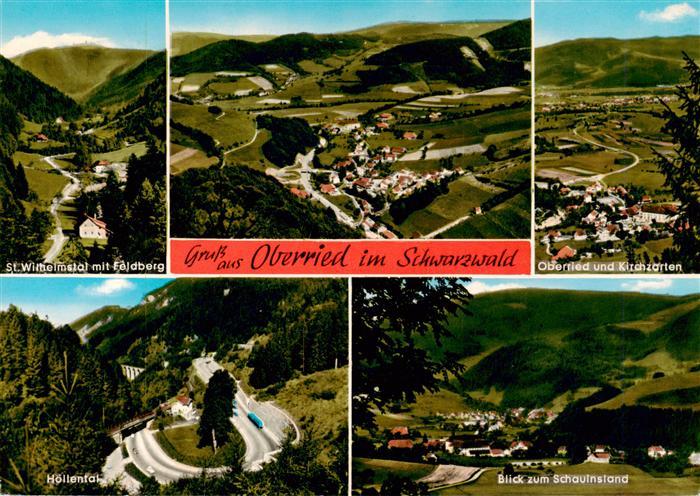 Oberried  Breisgau Schwarzwald St Wilhelmstal mit Feldberg Oberried Kirchzarten