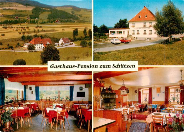 Weilersbach Oberried Kirchzarten Gasthaus Pension zum Schuetzen Gastraeume