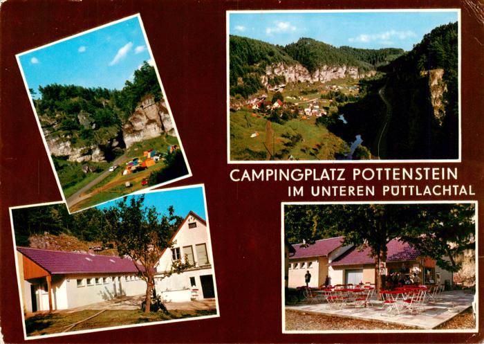 Pottenstein Oberfranken Campingplatz Pottenstein im unteren Puettlachtal Details