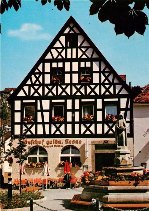 Pottenstein Oberfranken Gasthof goldene Krone