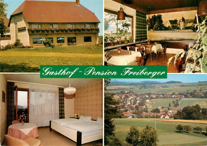 Schnabelwaid Gasthof Pension Freiberger Gastraum Zimmer Panorama