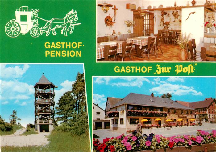 Hohenmirsberg Pottenstein Gasthof Pension Zur Post Gastraum Aussichtsturm