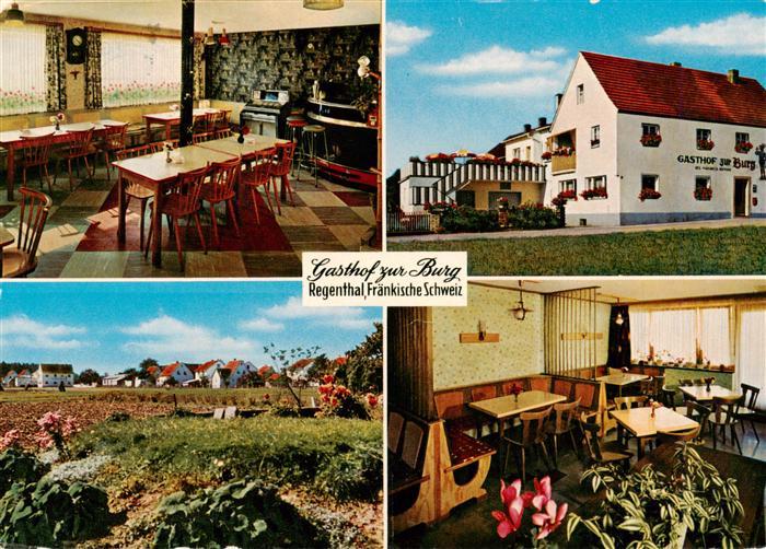 Regenthal Gasthof zur Burg Gastraum Panorama